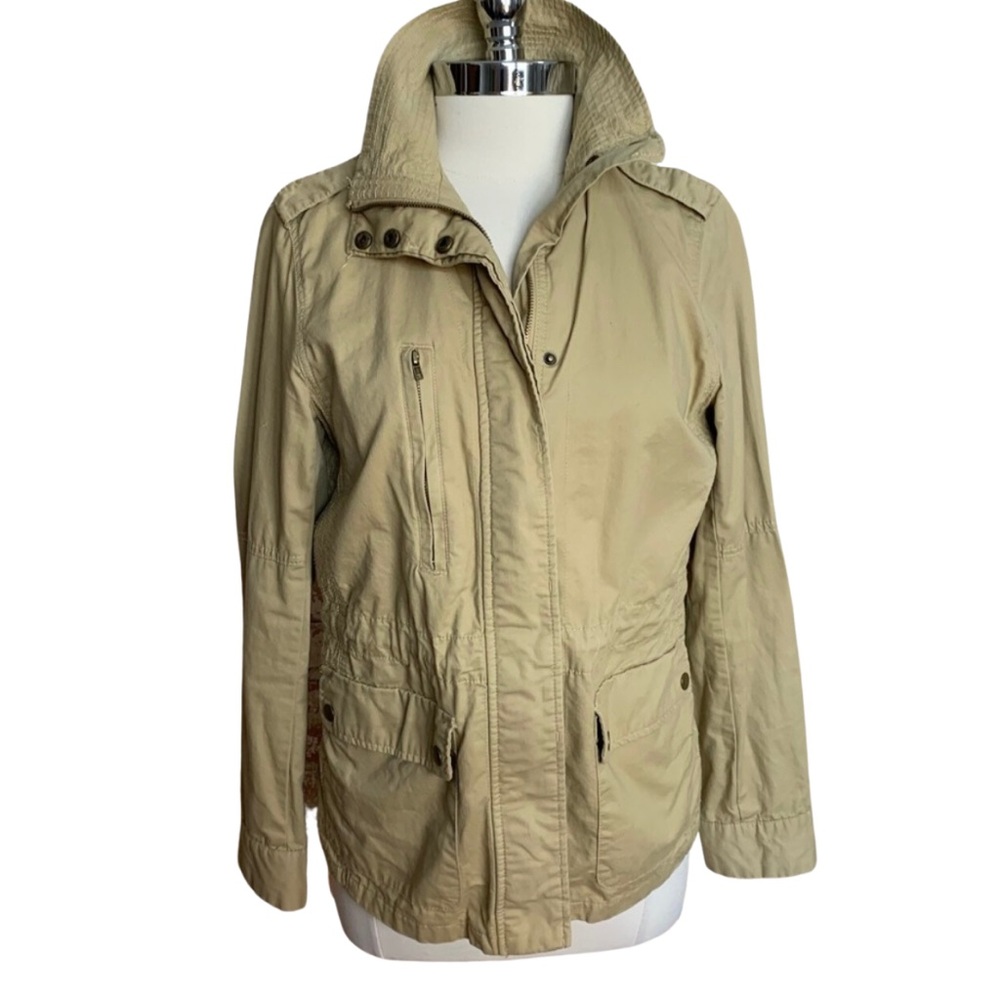 LOVE TREE Jacket Tan Field Large Full Zip